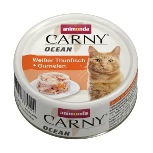 Günstig Sparpaket 24 x 80 g Animonda Carny Ocean Weißer Thunfisch + Garnelen Katzen Nassfutter